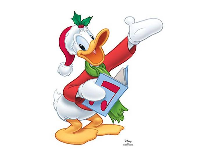STAR CUTOUTS Ltd SC1271 Disney Donald Duck Quacker en Carton 1 Dimension Taille réelle 82 x 73 cm Décoration de Noël Parfaite pour Les fêtes d'enfants\, grottes et vitrines de Magasin\, Star Mini