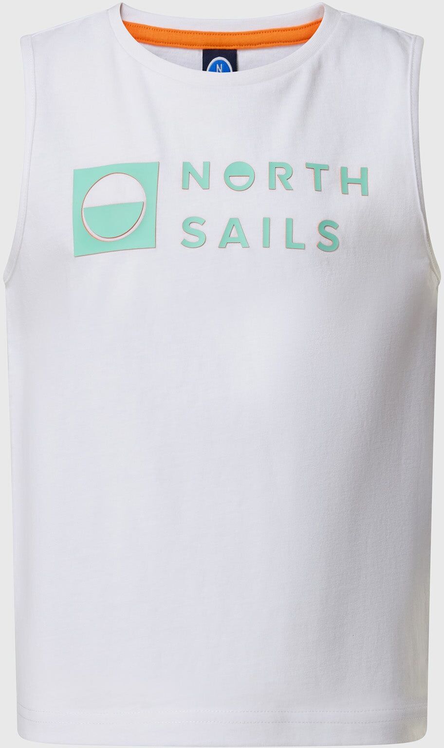 North Sails Tanktop mit Print in 3D-Optik White 8