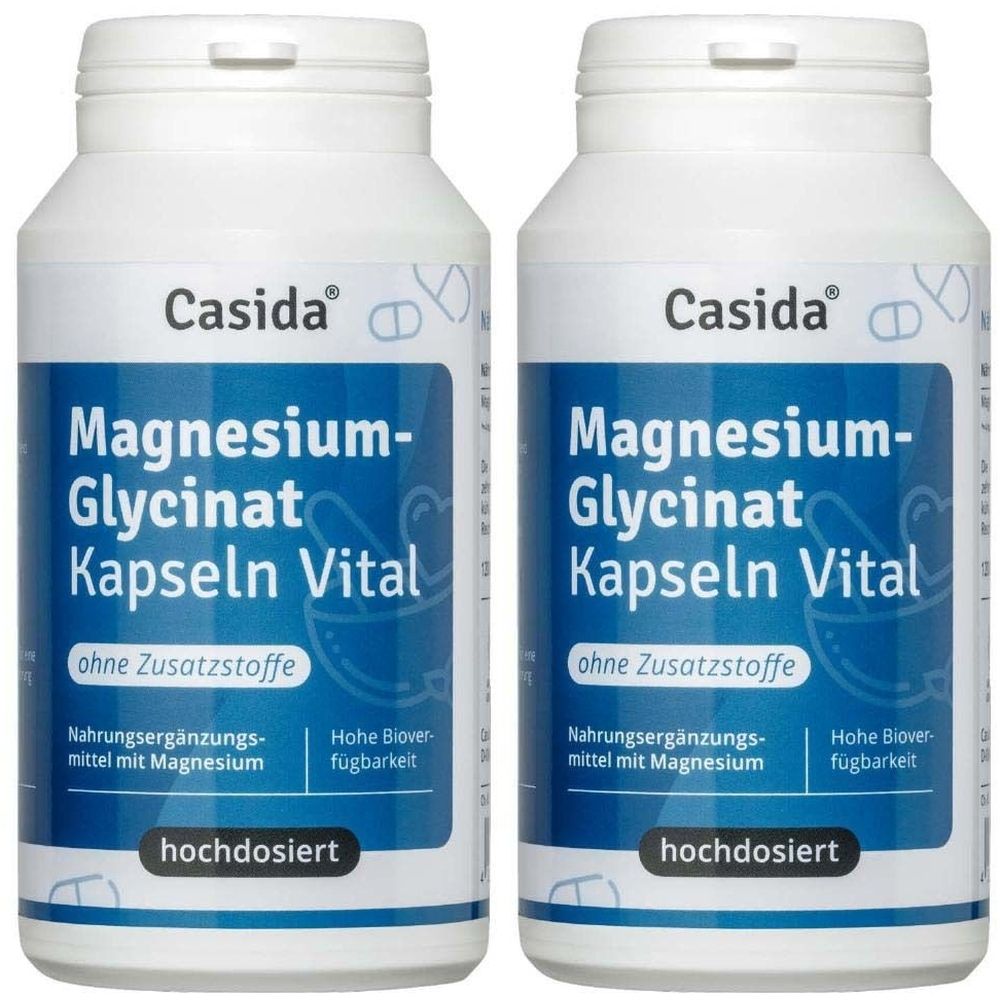 Magnesium Glycinat Kapseln Vital 2x 2x120 St