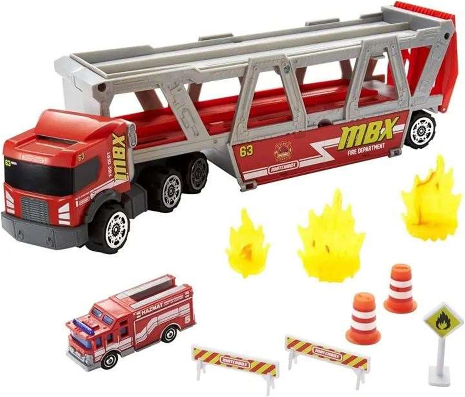 Matchbox HHJ12 Brandwagenspeelgoed Rood