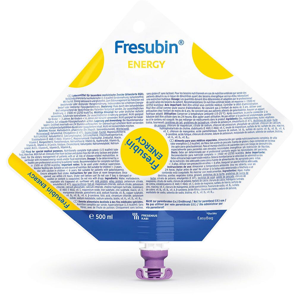 Fresubin Energy Easy Bag 15x500 ml Flüssigkeit