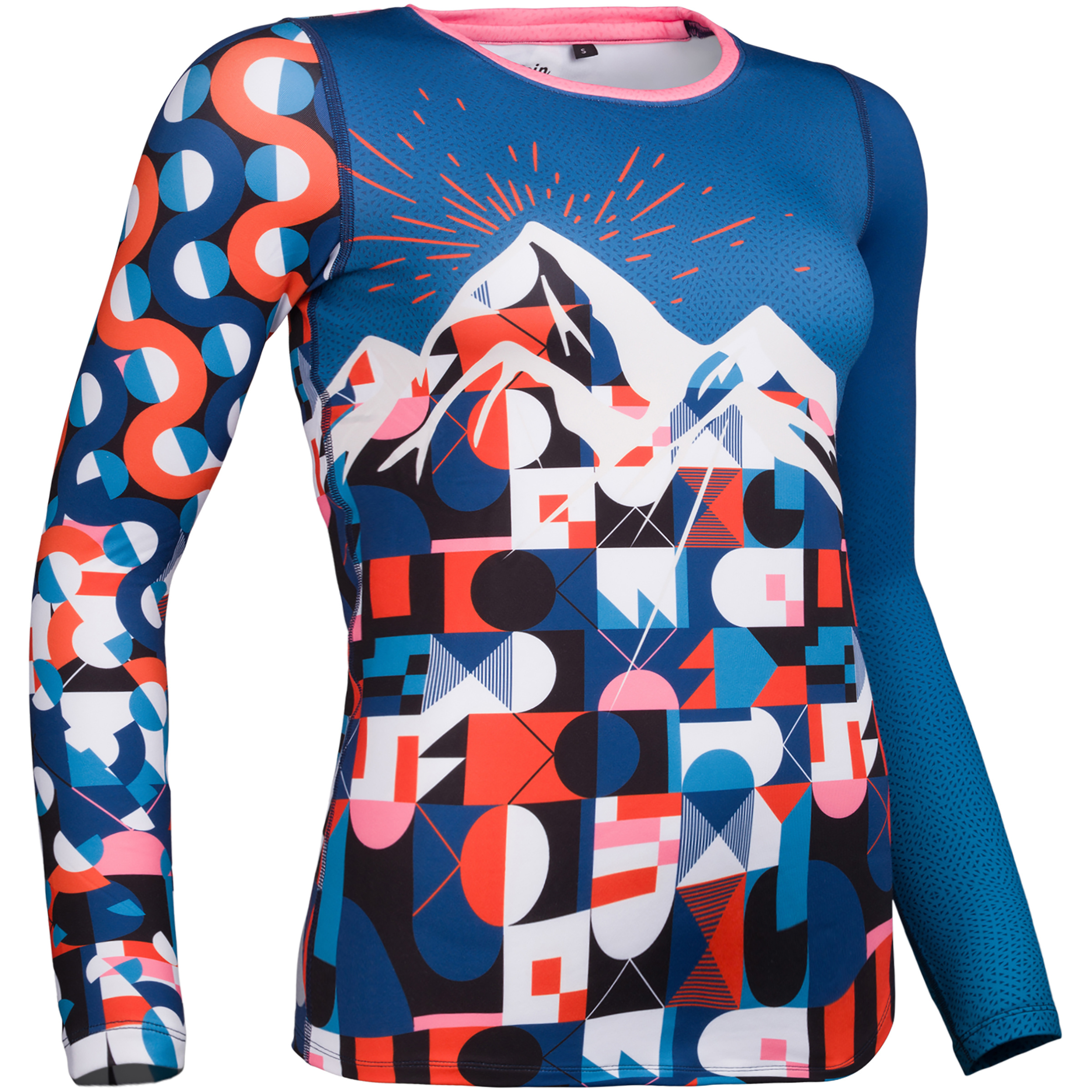 FreiSein BestZeit Damen Longsleeves blau Größe S Trekking Elastisch