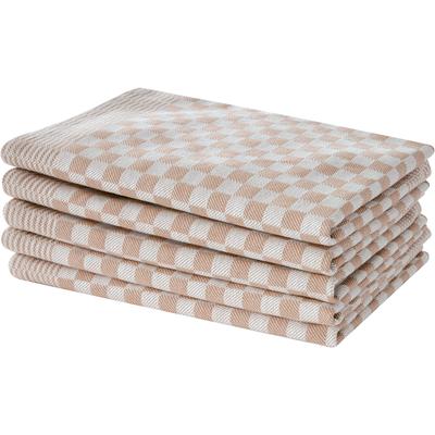 Geschirrtuch OTTO HOME "Keersten Premium", beige (sand), B:50cm L:70cm, Geschirrtücher, Geschirrtuch, hochwertig, Grubentuch, 100 % Baumwolle, 65 × 50 cm