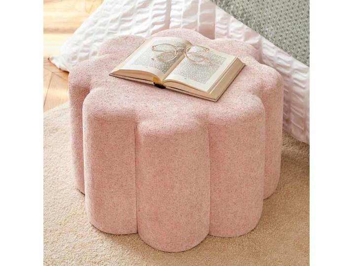 Eazy Living Pouf Ø 50 cm Vieve Rose