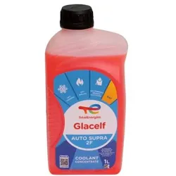 Total Glacelf Auto Supra 2F Kühlerfrostschutz Konzentrat G12 Rosa 1 Liter