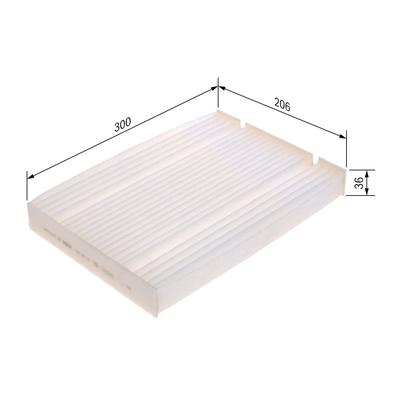 BOSCH Filter, Innenraumluft 1 987 435 113 für Mercedes