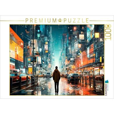 CALVENDO Puzzle METAVERSE KUNST Urban | 1000 Teile Lege-Größe 64x48cm Foto-Puzzle für glückliche Stunden