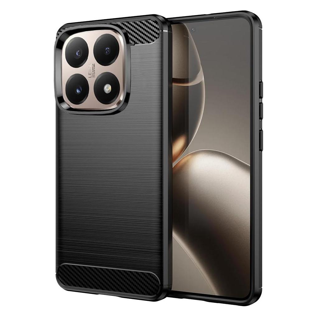 Techsuit - Carbon Silicone - Xiaomi 15T - Black (Xiaomi 15T) (61232625)