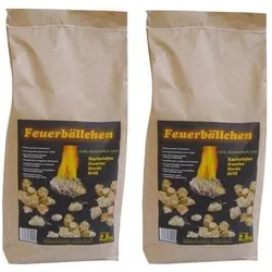 Raiffeisen-Waren, Anzündhilfe, Feuerbällchen zum Anzünden von Kachelofen, Kamin 5 kg