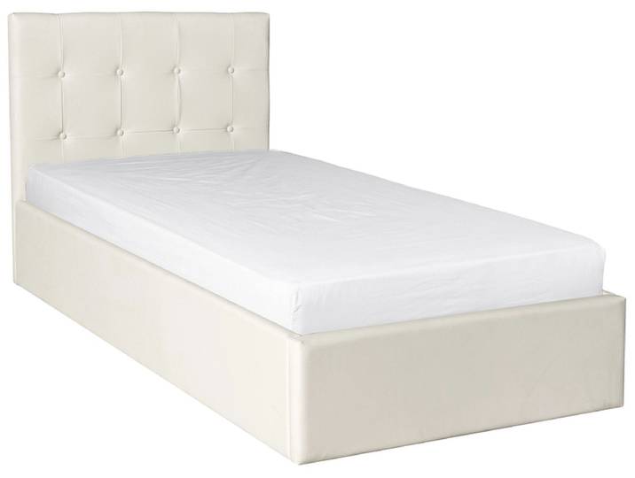 Kastenbett ALIX 90x200cm weiss