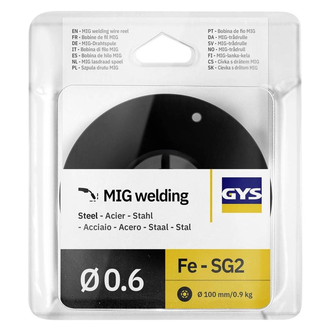 GYS Schweissdraht, 0.9 kg, 0.6 mm, Stahl G3Si1/ER70S-6 (086593)