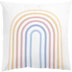 KISSENBEZUG Pastell Regenbogen 40/40 cm