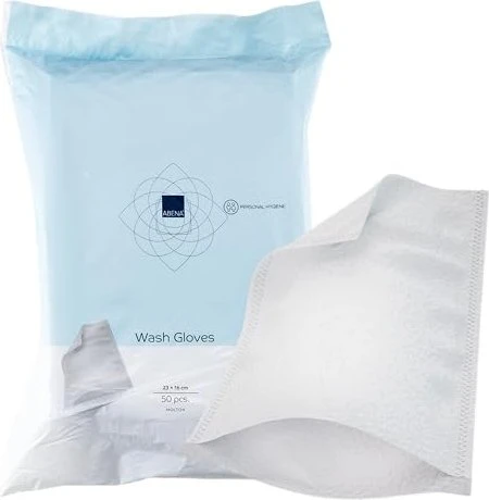 Molton Waschhandschuhe 16x23 cm geschweißt 50 St Handschuhe