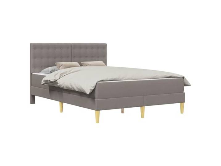 PUGYNBK Bettgestell 160 x 200 cm, Stoff Fester Lattenrost, weiches Kopfteil, Sperrholz, Aufbewahrung unter dem Bett, einfache Montage