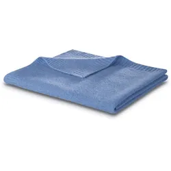 Biederlack Babydecke Lovely & Sweet Wool Knit blue 75x100 cm