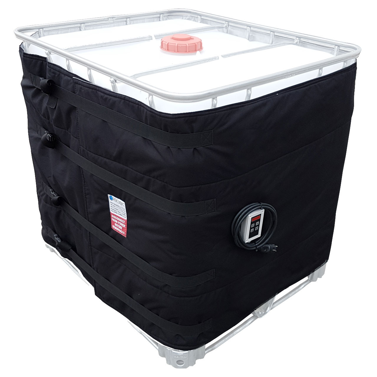 REKUBIK 1000l IBC Heizmantel +Set Thermostat mit Isolierdeckel (230V) 1300W 11-9860A