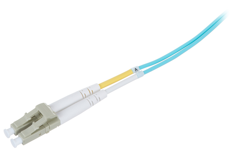 pro snake LWL Cable LC-SC Duplex OM4, 1m turchese