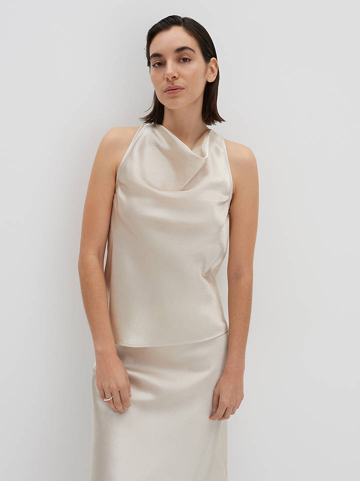 Someday Blusentop in Creme - 38