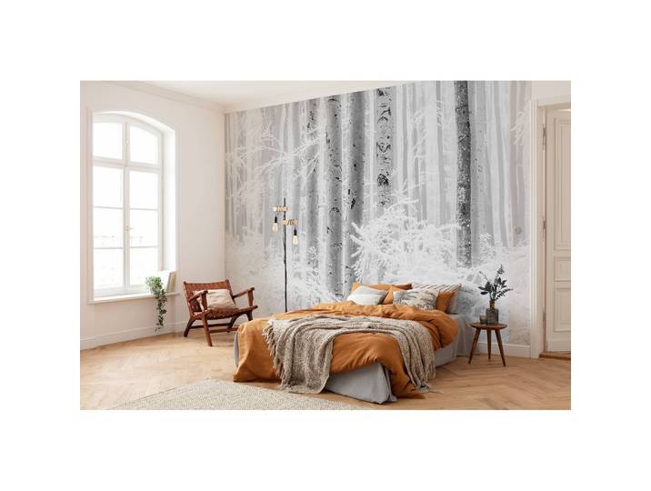 home24 Fotobehang Winter Wood 400 x 280cm