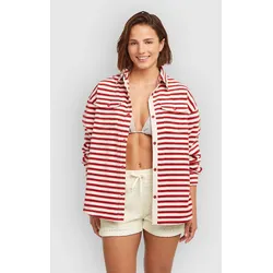 O'Neill O'Riginals Superfleece Hemd white / red o / riginals stri Gr. XL