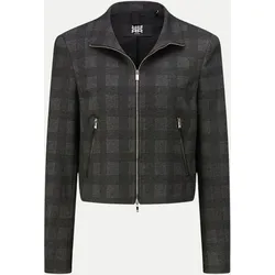 Shortjacke im Glencheck-Muster Grau 42