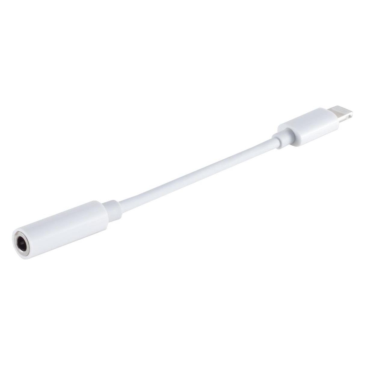 Shiverpeaks -BASIC-S--Adapter-8-PinStecker auf 3,5mm Audio Buchse, weiss (Klinkenadapter) (BS14-05014)