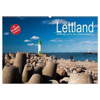 Lettland - Streifzüge durch das mittlere Baltikum (Wandkalender 2027 DIN A2 quer), CALVENDO Monatskalender