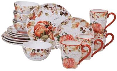 Certified International Harvest Splash 16-piece Dinnerware Set