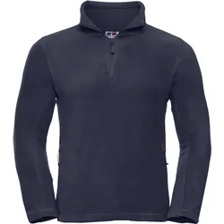 Russell Adults' Quarter Zip Outdoor Fleece, french navy, XS