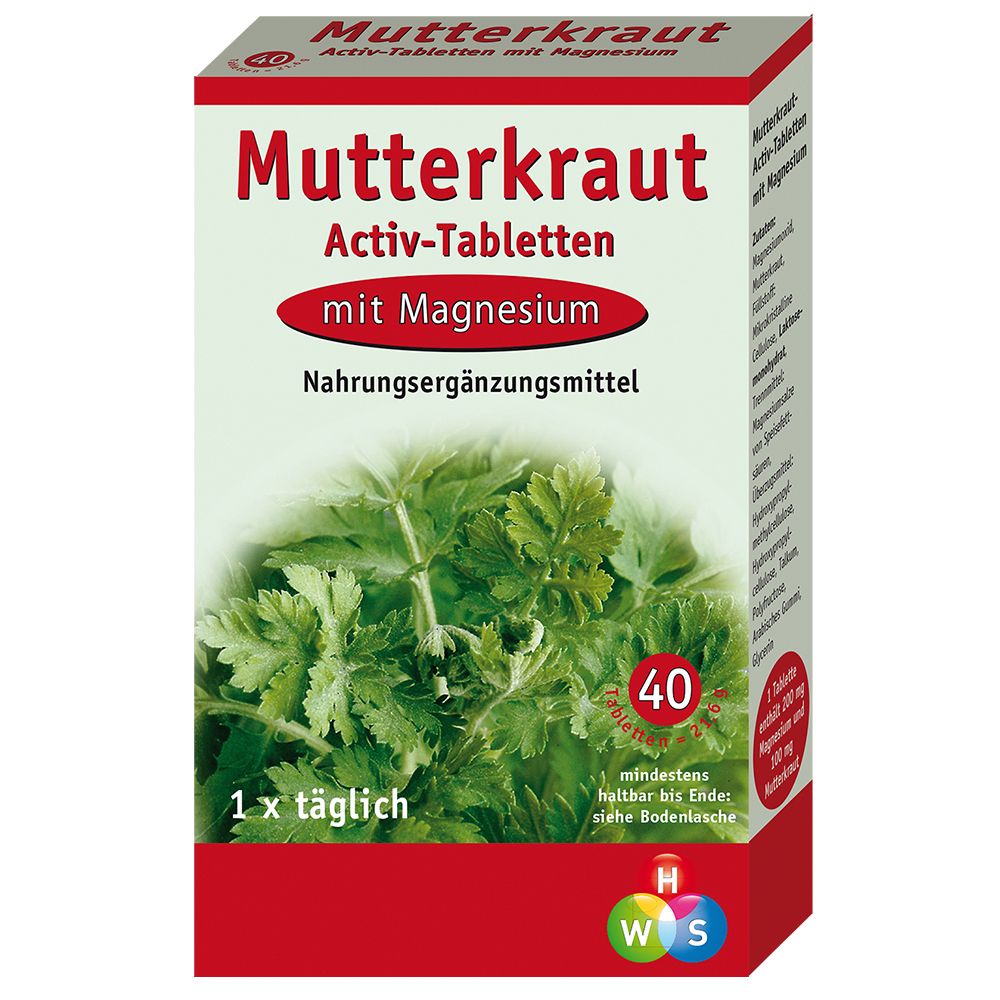 Mutterkraut-Magn Activ TBL 40 St Tabletten
