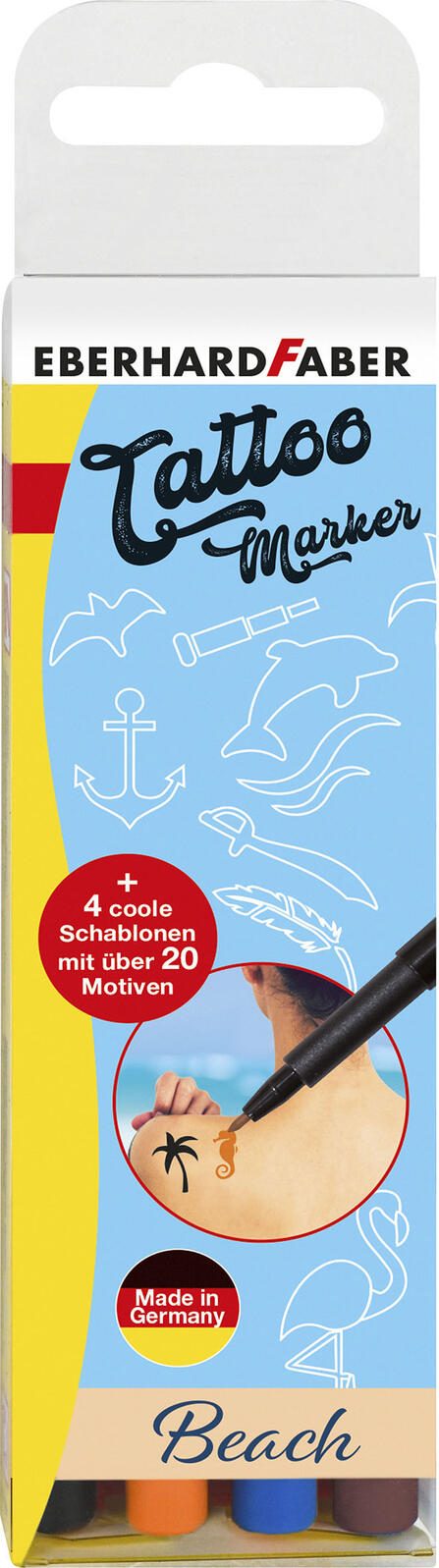 EBERHARD FABER Tattoostifte 1.0 - 5.0 mm Mehrfarbig 559502