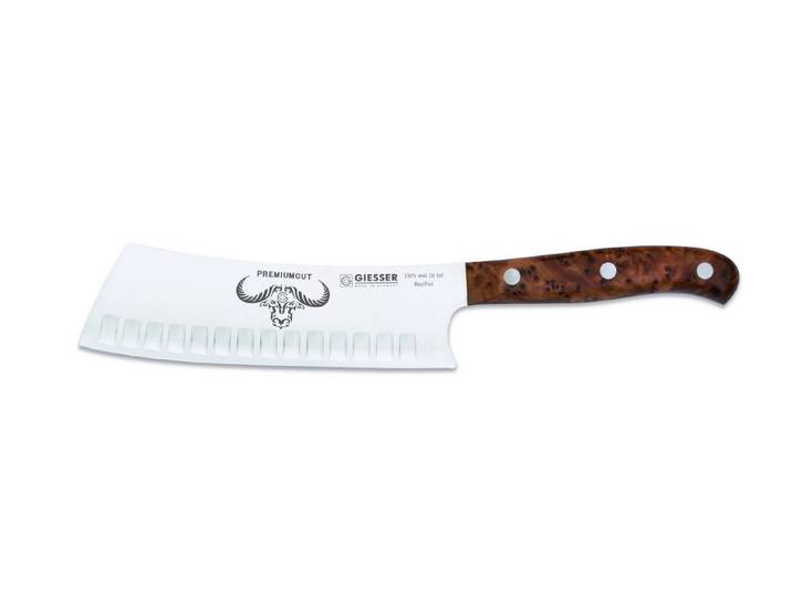 GIESSER Gemüsemesser Küchenmesser 1925 wwr 16, extreme Schärfe, Kullenschliff, Faszination Schärfe