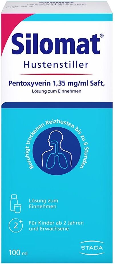 Silomat Hustenstiller Pentoxyverin 1,35 Mg/ml Saft 100ml