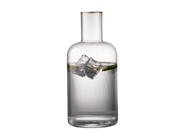 Lyngby Glas Carafe Palermo Gold 1,5 l Transparent-or