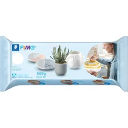 STAEDTLER 81020 - Modelliermasse, lufttrocknend, weiß