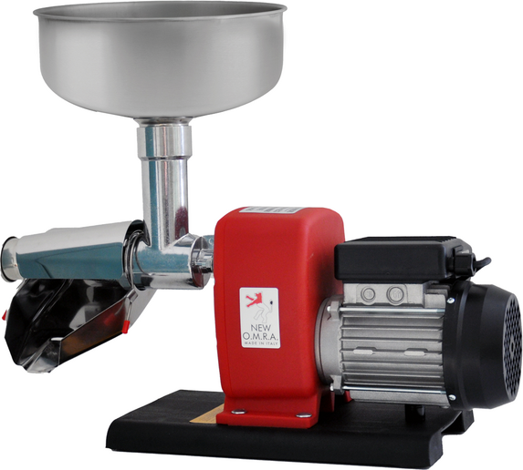 New O.M.R.A. New-Line 3 - Tomatenpresse mit elektrischem Motor - 400W 230V