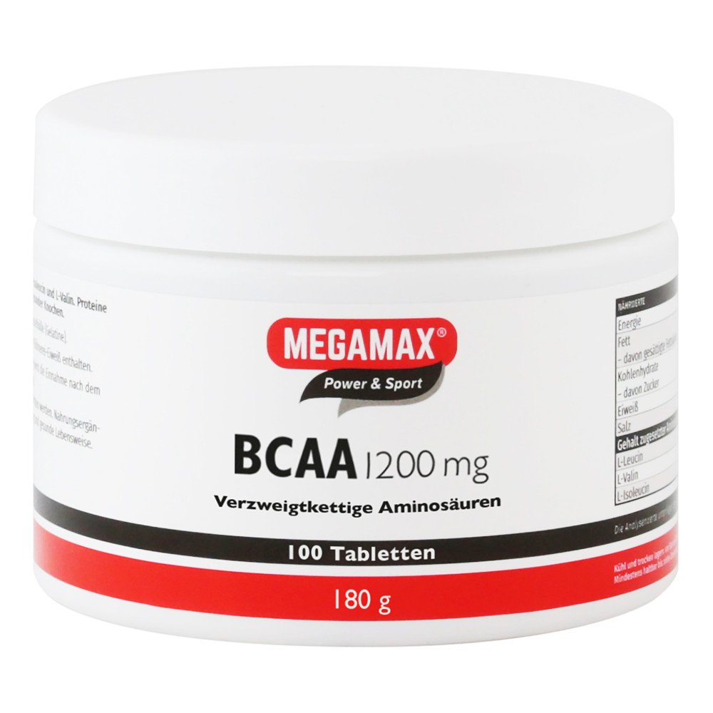 Megamax B.V. Bcaa 1200 mg Megamax Tabletten 06735369