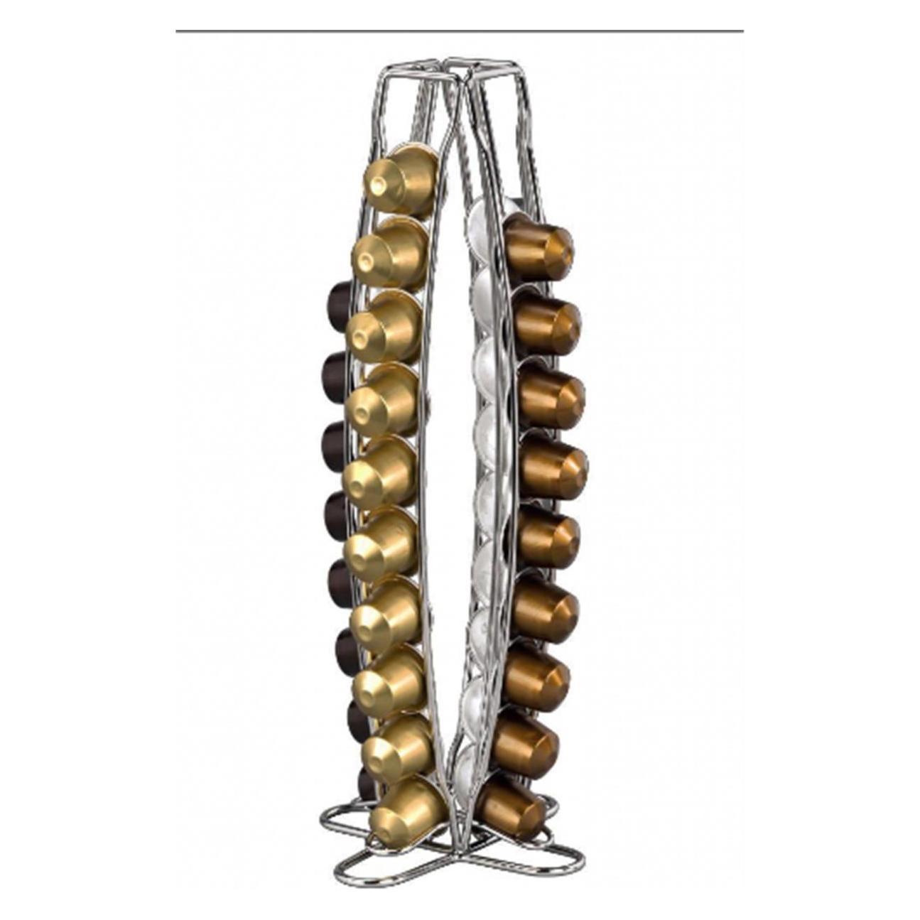 Xavax Kapselhalter/-ständer Kaffee-Kapselständer "Torre" für Nespresso, 40 Kap (111079)