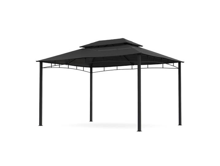 Gartenpavillon GAZ 4 x 3 m anthrazit