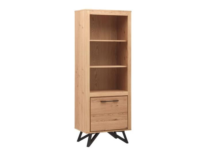 Vitrine Emilio Eichefarben/Schwarz MDF