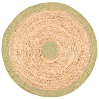 SAFAVIEH Handmade Braided Hvonn Jute Rug