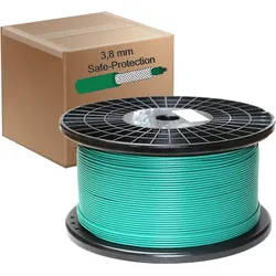 Sicherheits Kabel kompatibel mit LandXcape LX + XTREME SAFE-PROTECTION Ummantelung - Mähroboter Begrenzung Schutz Draht - Kabelrolle - Ø3,8mm - HQ, Länge: 150m