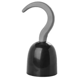 Piratenhaken, schwarz/grau