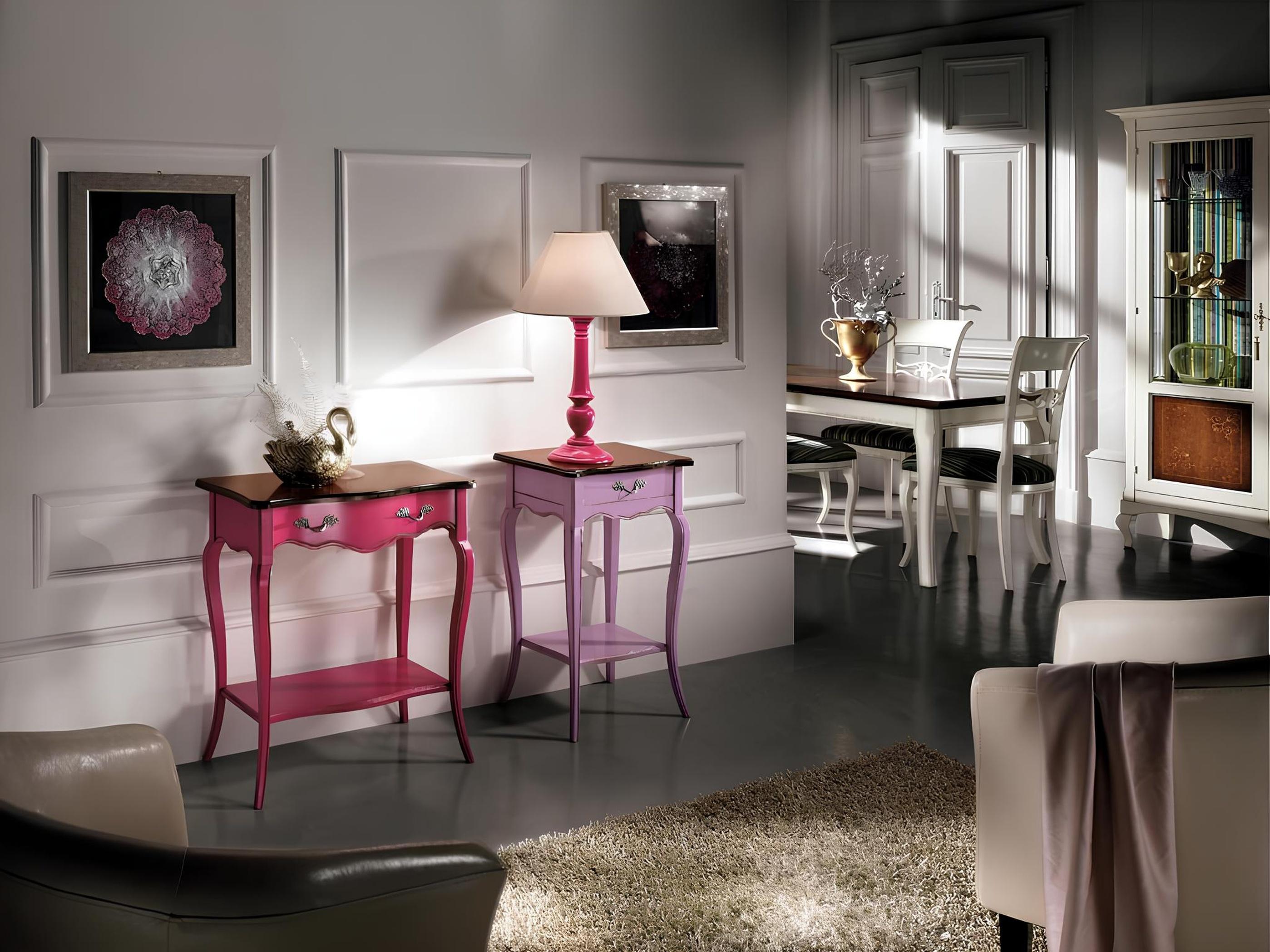 Klassischer Nacht Tisch Konsole Beistell Schlaf Zimmer Holz Tische Konsolen Neu