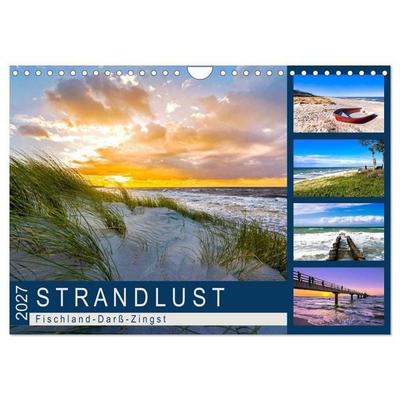 STRANDLUST: Fischland-Darß-Zingst (Wandkalender 2027 DIN A4 quer), CALVENDO Monatskalender