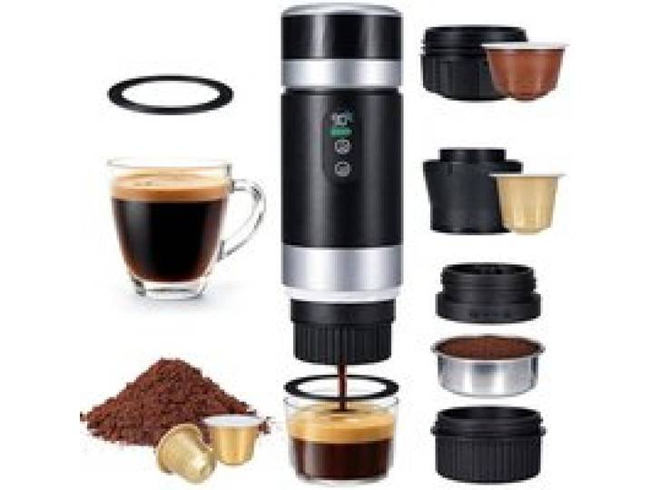 Machine À Café Portable 3 En 1 Cafetière Portable 20Bar Cafetiere Rechargeable Expresso Machine A Cafe Compatible Avec Ness-Preso