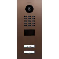 DoorBird D2102V IP Video Türsprechanlage – Echte Baubronze