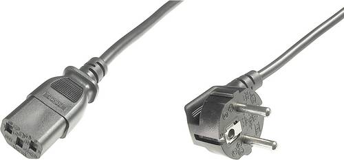Digitus Strom Netzkabel 5.00 m Schwarz