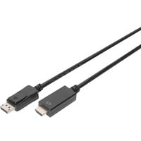 Adapterkabel DisplayPort > HDMI 4K schwarz, 2 Meter