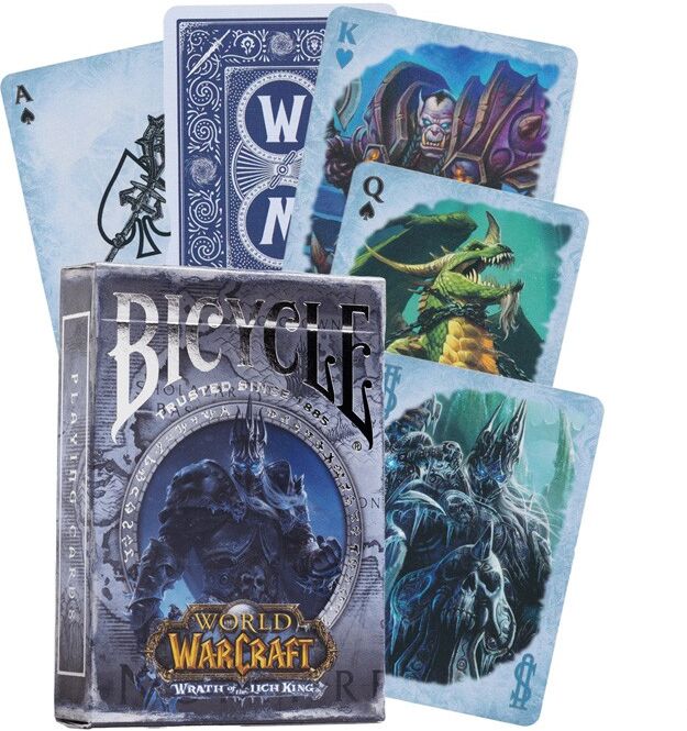 Jeu de 54 cartes Ultimates World of Warcraft Wrath of the Lich King - Bicycle